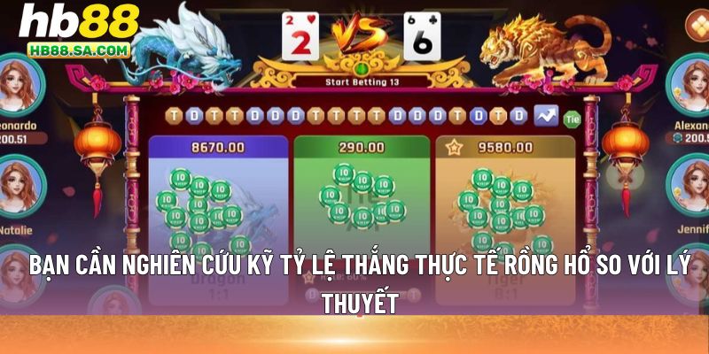 Bạn cần nghiên cứu kỹ tỷ lệ thắng thực tế 