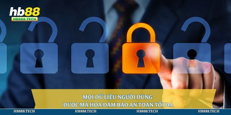 Mọi dữ liệu người dùng được mã hoá đảm bảo an toàn tối đa