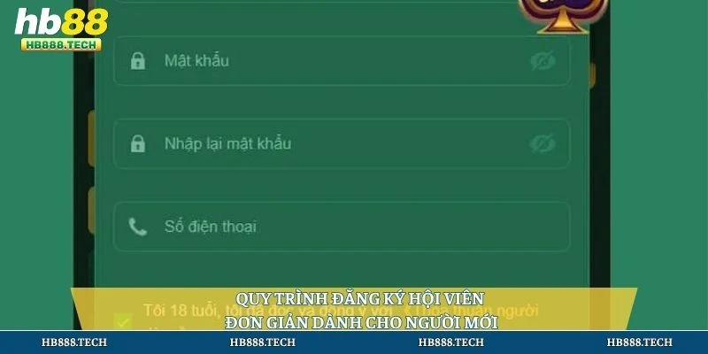 Quy trình đăng ký hội viên đơn giản dành cho người mới